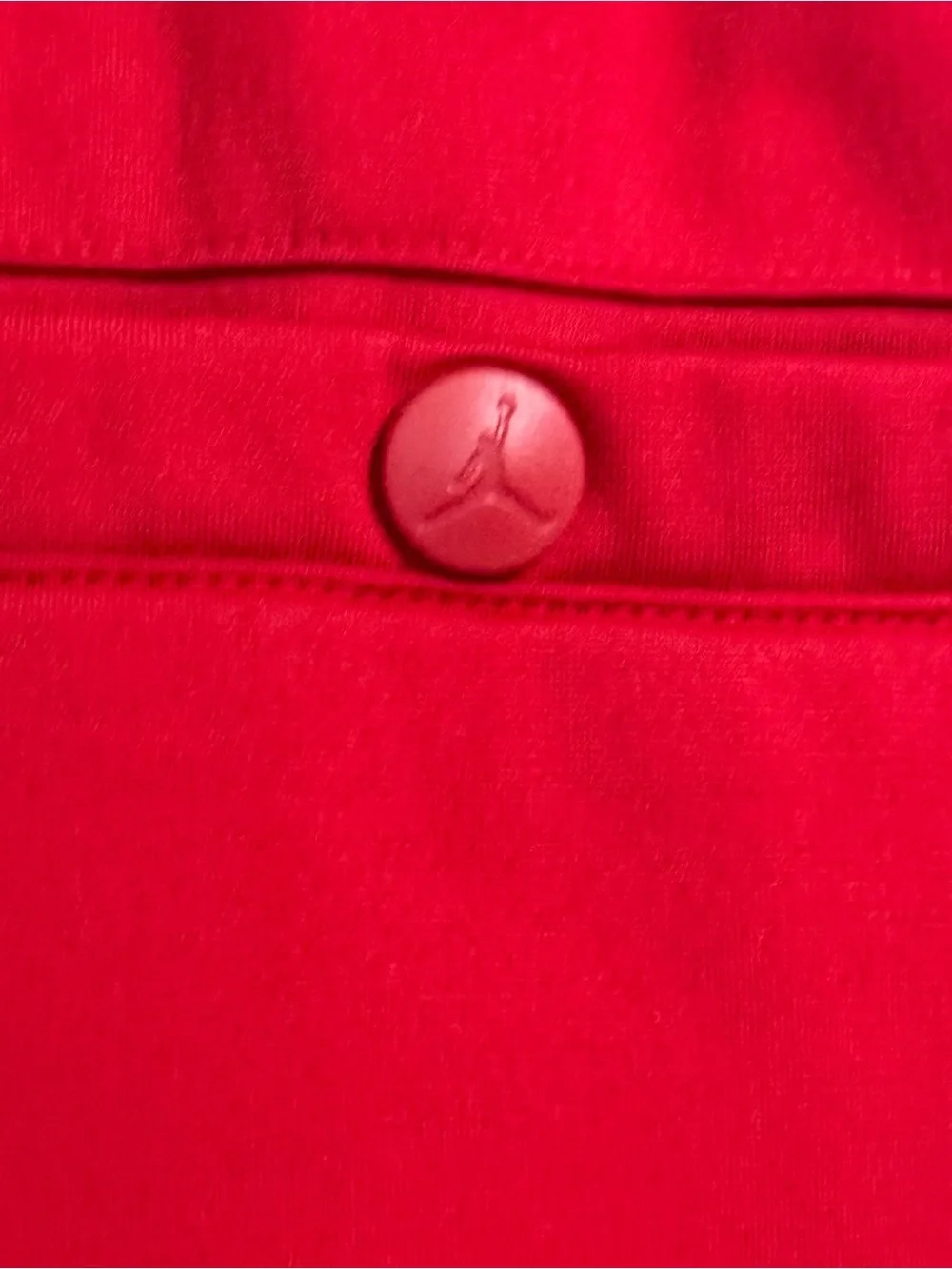 Jordan Jumpman Warm Up Pants Red White Ankle Zip Basketball Size L